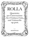 QUARTETTO PER CONVERSAZIONE OPPOST. FUER STREICHER STIMMEN