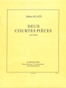 2 COURTES PIECES  pour piano