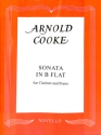 Sonata b flat major for clarinet and piano