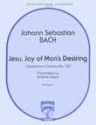 JESU JOY OF MAN'S DESIRING FOR PIANO SOLO FREED, I., ARR.