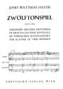 Zw�lftonspiel Juli 1956 f�r Klavier zu vier H�nden