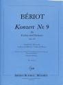 Konzert Nr.9 op.104 f�r Violine und Orchester f�r Violine und Klavier