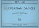 Ungarische T�nze Band 1 (Nr.1-10) f�r Klavier zu 4 H�nden Spielpartitur