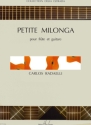 Petite Milonga pour flute et guitare Collection Delia Estrada