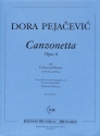 Canzonetta op.8 f�r Violine und Klavier