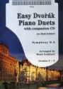 Easy Dvorak Duets - Symphony no.8 (+CD) for piano 4 hands score