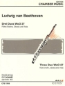 3 Duos f�r Fl�te (Violine, Oboe) und Viola Stimmen