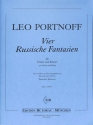 4 russische Fantasien f�r Violine und Klavier