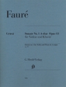 Sonate A-Dur Nr.1 op.13 f�r Violine und Klavier
