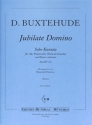 Jubilate Domino BuxWV64 f�r Alt, Violoncello (Viola da gamba) und Bc Partitur und Stimmen (Bc ausgesetzt)