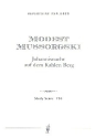 Johannisnacht auf dem Kahlen Berg f�r Orchester Studienpartitur