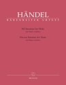 11 Sonaten f�r Fl�te und Bc (Klavierstimme extra, ausgesetzt)