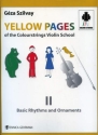 Colour Strings Yellow Pages vol.2 - Basic Rhythms and Ornaments for violin