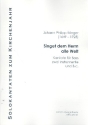 Singet dem Herrn alle Welt f� Bass-Solo, 2 Instrumente und Bc Partitur (Bc ausgesetzt)