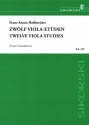 12 Et�den f�r Viola