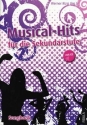 Musical Hits f�r die Sekundarstufe (+CD) for vocal/guitar songbook