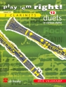 Play 'em right  for 2 clarinettes score