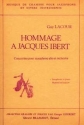 Hommage � Jacques Ibert pour saxophone alto et orchestre r�duction pour saxophone alto et piano