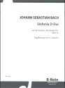 Sinfonia D-Dur aus der Kantate BWV29 f�r Orgel