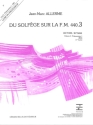 Du solf�ge sur la f.m. 440.3 - lecture/rythme vol.3 - pr�paratoire 1 (IM3) livre du Professeur