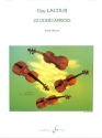 22 DODECAPRICES - VIOLON Etudes