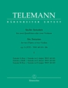 6 Sonaten op.2 Band 1 (Nr.1-3) f�r 2 Fl�ten Spielpartitur