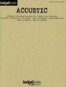 Budgetbooks Acoustic: Songbook piano/voice/guitar