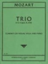 Trio Eb major KV498 Klarinette (oder Geige), Bratsche und Klavier Stimmensatz