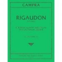 Campra, Rigaudon for brass choir and organ parts