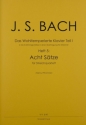 Das Wohltemperierte Klavier Teil 1 Band 5 f�r Streichquartett Partitur und Stimmen