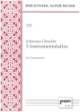 5 Instrumentals�tze f�r drei Instrumente  Partitur