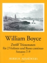12 Sonaten Band 3 (Nr.7-9) f�r 2 Violinen und Bc Stimmen