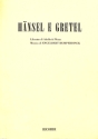 E. Humperdinck Haensel E Gretel Libretti (Opere)