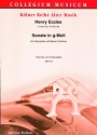 Sonate g-moll f�r Violoncello und Bc Faksimile und Urtextausgabe