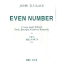 Even Number  for 2 trumpets (easy)