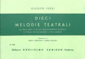 G. Verdi Melodie Teatrali Fl.D. Sopr. (Pf-Chit Ad L Recorder