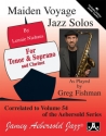 Maiden Voyage Jazz Solos (+Online Audio) for saxophone (AT)/clarinet
