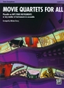 Movie Quartets for all for 4 instruments (flexible ensemble) tenor saxophone score