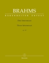 3 Intermezzi op.117 f�r Klavier