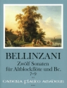 12 Sonaten op.3 Band 3 (Nr.7-9) f�r Altblockfl�te (Fl�te, Violine) und Bc Partitur und Stimmen