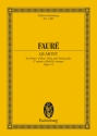 Quartett c-Moll op.15 f�r Klavier und Streichtrio Studienpartitur