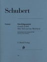 Streichquartett d-Moll D810 f�r 2 Violinen, Viola und Violoncello Stimmen