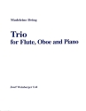 Trio for flute, oboe and piano score and parts