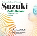Suzuki Cello School vol.3-4 CD performed by Tsuyoshi Tsutsumi