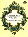 Symphonies nos. 5, 6 and 7 for orchestra,    full score