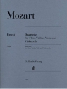 4 Quartette f�r Fl�te, Violine, Viola und Violoncello Stimmen