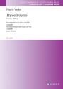 3 Poems f�r 4 Soli oder gem Chor (ATTB) Partitur (en)