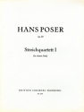 Streichquartett Nr. 1 op.20  (In einem Satz)  Taschenpartitur