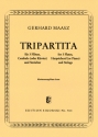 Tripartita F�r 3 Fl�ten, Cembalo (oder Klavier) und Streicher Fl�te (3), Cembalo (Klavier) , Streicher