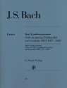 3 Sonaten BWV1027-1029 f�r Viola da Gamba (Violoncello) und Cembalo